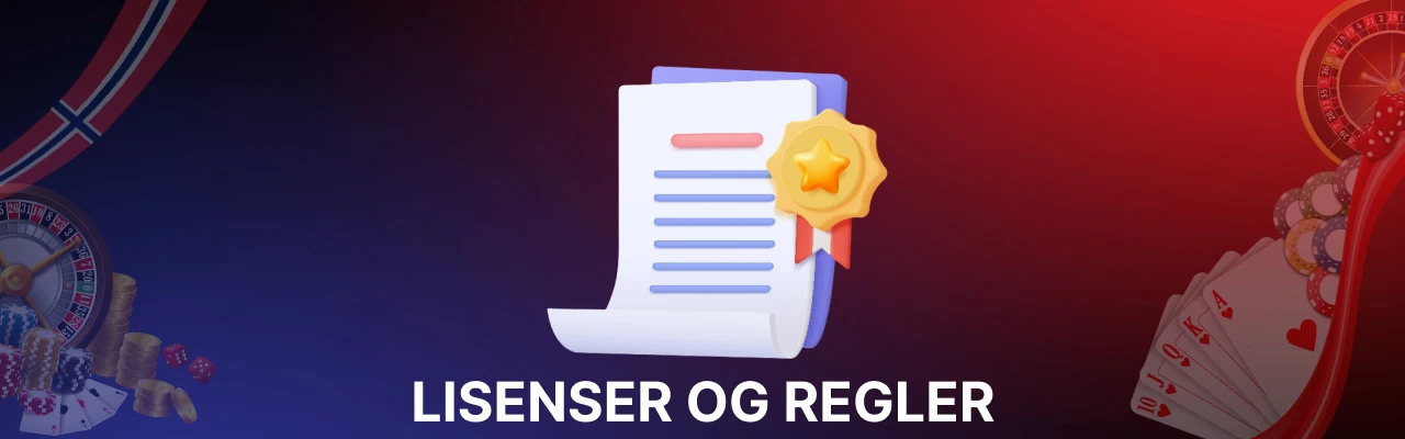 Lisenser og regler i nye casino