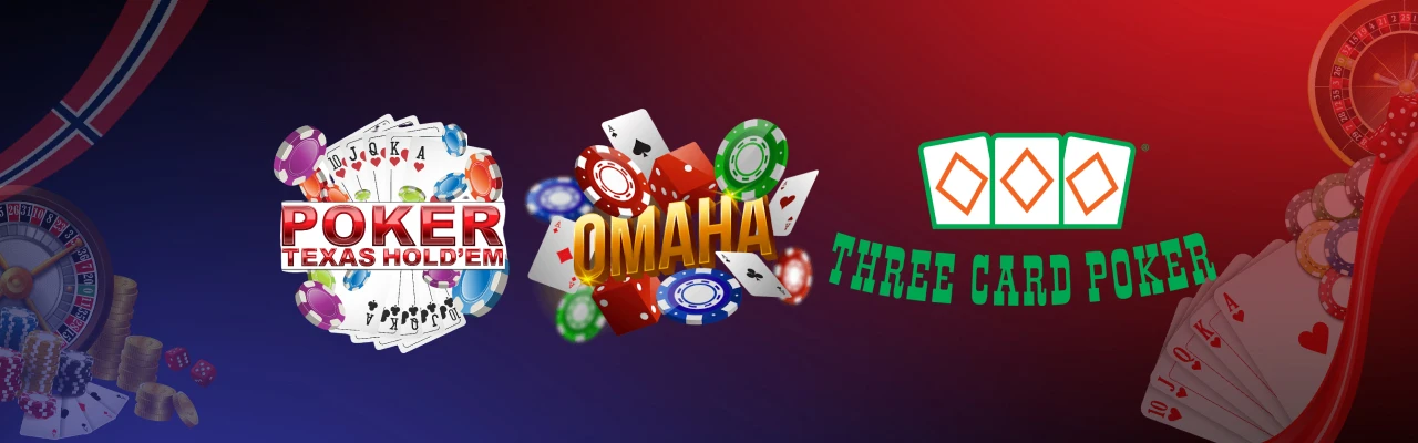 Online poker varianter