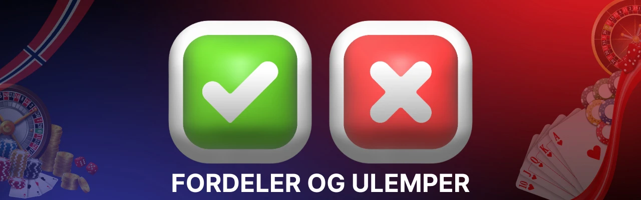 Fordeler og ulemper