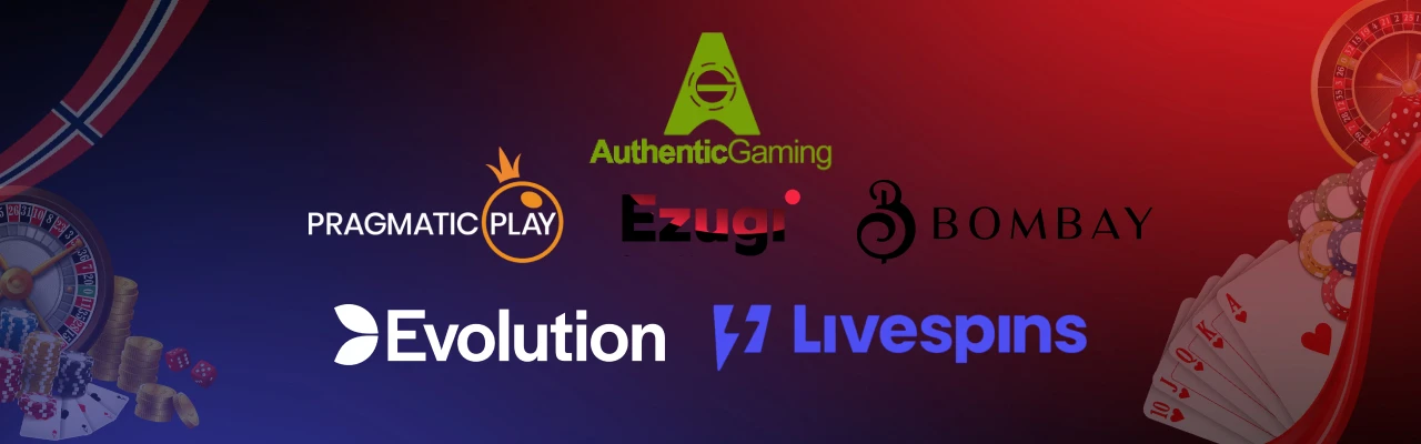 Leverandorer av live casino spill