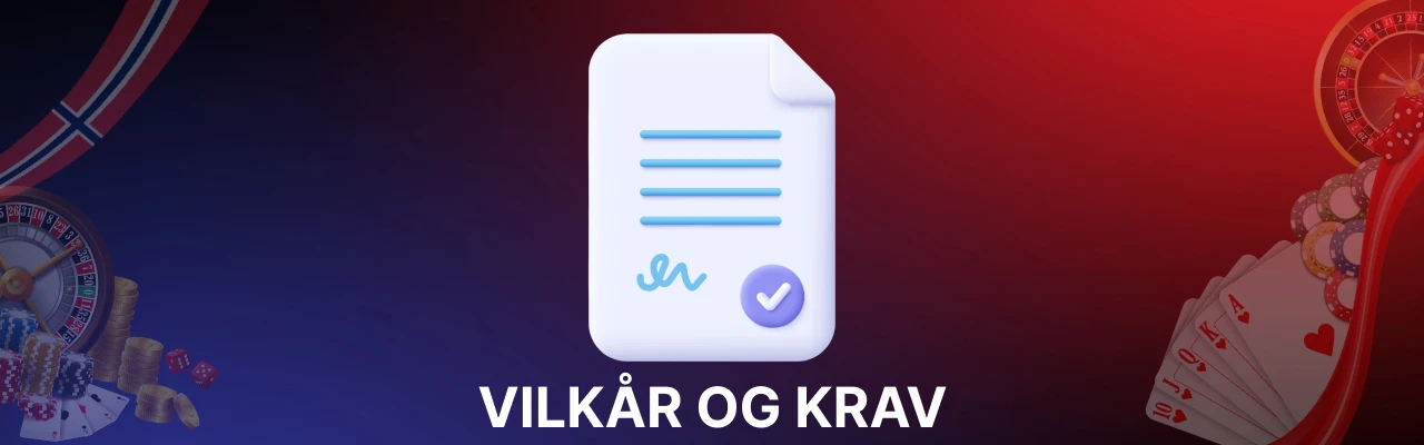 Vilkar og krav for bonuser
