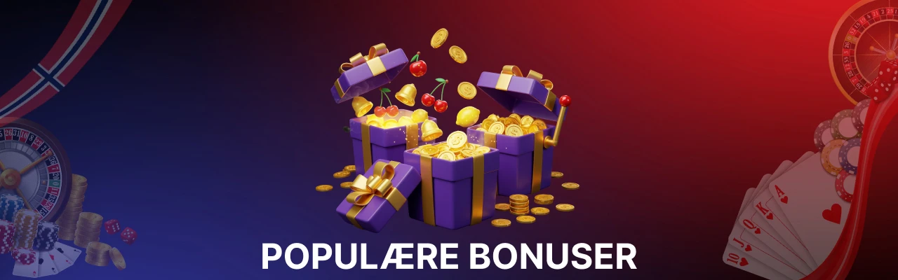 Populaere bonuser og gratisspinn