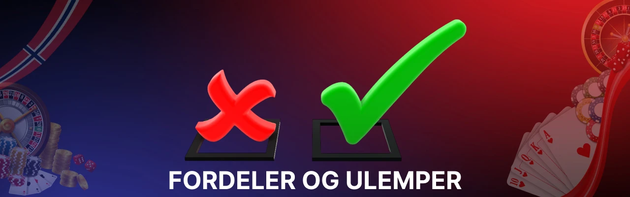 Fordeler og ulemper med online casino bonuser
