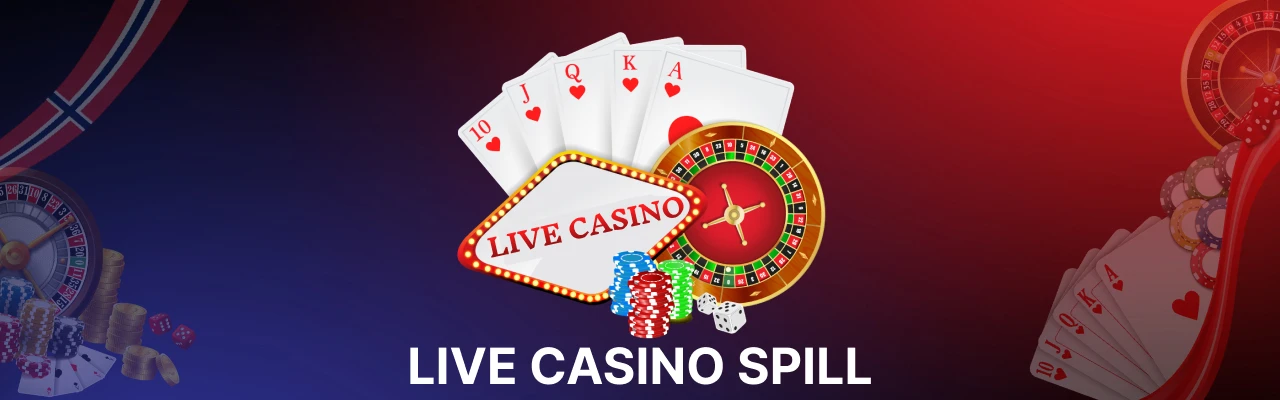 Live casino pa norsk