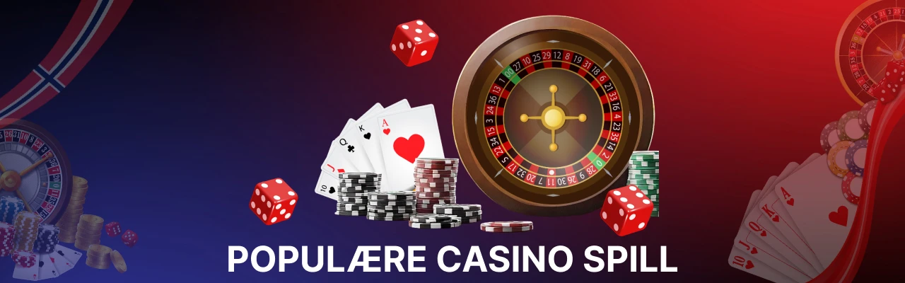 Populaere casino spill i norge